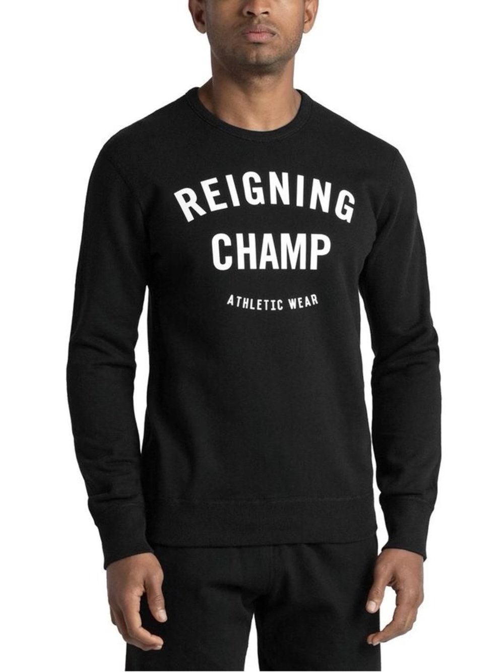 Reigning Champ Men’s Navy Crewneck Sweatshirt